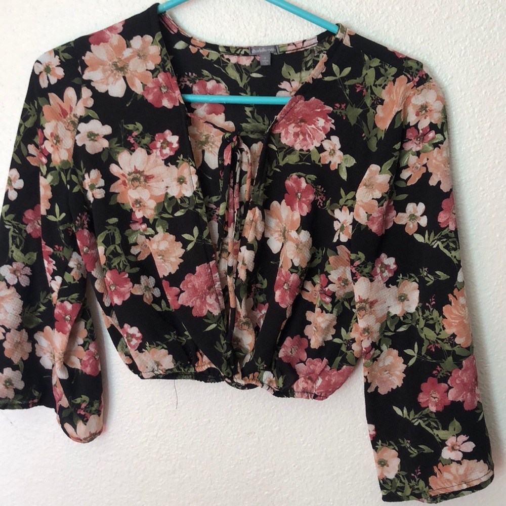 Floral charlotte russe blouse